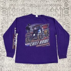 2014 Chili Bowl Midget Nationals Racing Graphic T Shirt Tulsa Oklahoma Size XL
